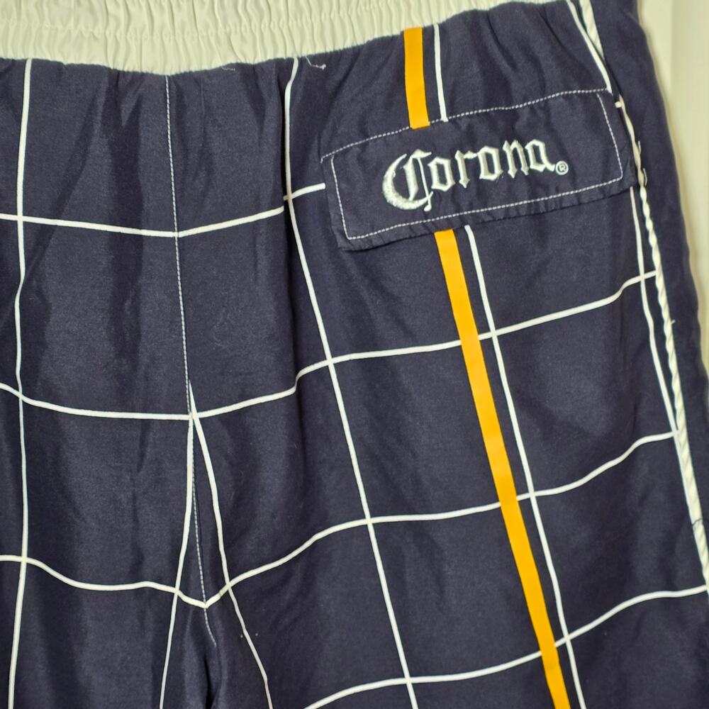 Men's Corona Swim Trunks 36" Waist, Drawstring and Hook & Loop Closure Pocket - Picture 4 of 7